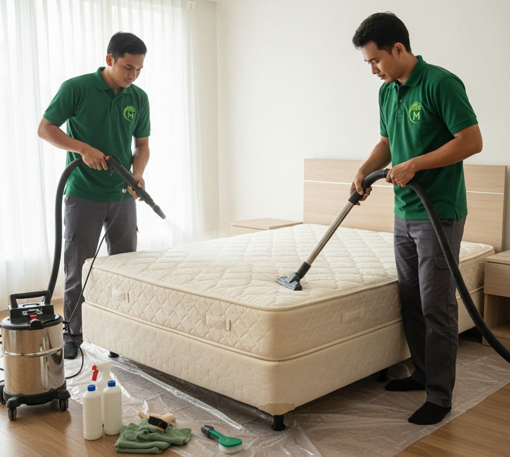 jasa cuci springbed panggilan