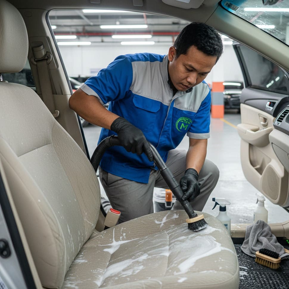 spesial jasa cuci jok mobil panggilan